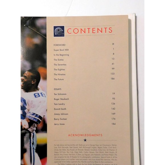Dallas Cowboys Our Story Authorized Pictorial History by Jeff Guinn 1996 HBDJ - Picture 7 of 12